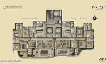 Imagem 2: Apartamento para venda 173m² com 4 quartos em Horto Florestal - POÈME