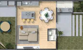 Imagem 7: Sobrado 3 dormitórios sendo 1 suíte e 2 vagas de garagem - 127m² priv - Guabirotuba