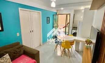 Imagem 2: Apartamento com 1 dormitório para alugar, 45 m² por R$ 3.725,00/mês - Praia da Costa - Vil