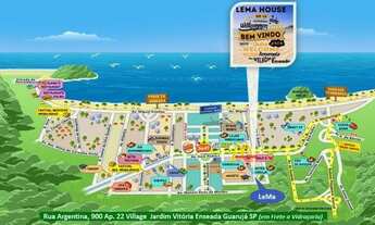 Imagem 3: Enseada Guarujá Rua da Praia, conforto e tudo pertinho