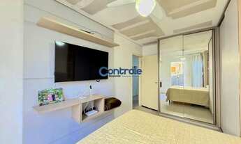 Imagem 7: Apartamento térreo 02 dormitórios semimobiliado com área lateral e fundos no Jardim Bota