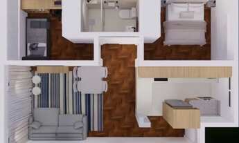 Imagem 5: Reformadíssimo 2 quartos , asa sul, prédio sobre pilotis!