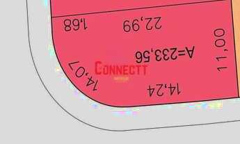 Imagem 2: TERRENO DE ESQUINA COM 233m² NO BAIRRO RESERVA DO BOSQUE
