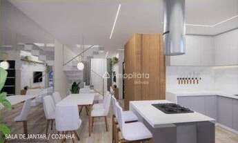 Imagem 5: Sobrado 3 Quartos sendo 1 Suíte com 2 vagas garagem, churrasqueira no Capão Raso