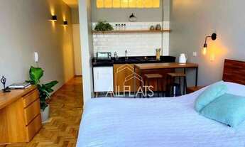 Imagem 2: Apartamento com 1 dormitório para alugar, 28 m² por R$ 3.422,00/mês - República - São Paul