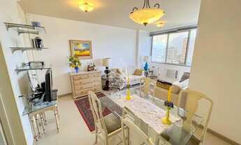 Imagem 7: SALA E QUARTO, SENDO SUÍTE, VISTA MAR E CRISTO