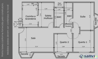 Imagem 3: Apartamento com 03 dormitórios para alugar - R$ 2.700,00//mês + taxas - Água Verde - Curit