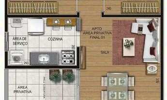 Imagem 7: Apartamento Garden com 2 dormitórios à venda, 89 m² por R$ 367.000,00 - Caiçaras - Belo Ho