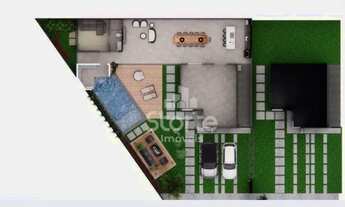 Imagem 3: Casa com 4 dormitórios para alugar, 197 m² por R$ 6.500,00/mês - Condomínio Alto Paradiso