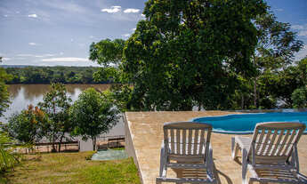 Imagem 4: Em Três Marias - Rancho Às Margens do Rio São Francisco com Piscina e Internet Wi-Fi