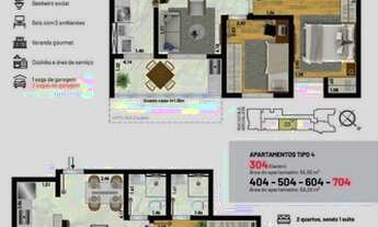 Imagem 4: Apartamento à venda, 53 m² por R$ 325.000,00 - Santa Catarina - Juiz de Fora/MG