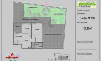 Imagem 2: UNIDADE GARDEN DE 102m² COM 30% DE DESCONTO NA PROPOSTA A VISTA