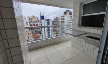 Imagem 2: Apartamento com 2 dormitórios à venda, 68 m² por R$ 420.000,00 - Vila Guilhermina - Praia