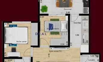 Imagem 4: Apartamentos na Planta 1 dormitório venda Sorocaba