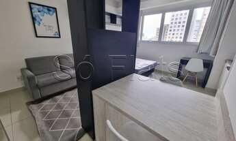 Imagem 4: Flat Atrium 24m² 1 dormitório 1 vaga para locação, mobiliado com 1x dormitório. Sem burocr