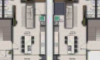 Imagem 2: Apartamento com 3 quartos sendo 1 suíte á 700m do mar em Itajuba Barra Velha