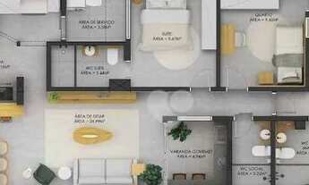 Imagem 4: Apartamento 3 quartos à venda, 99 m² por R$ 550.000,00.000 - Grajaú - RJ