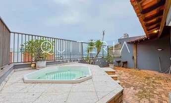 Imagem 3: Cobertura clássica de 3 quartos com piscina e vista Lagoa!