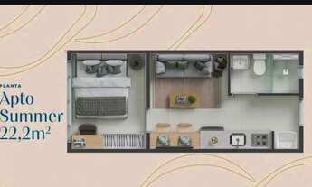 Imagem 3: Imóvel para venda possui 20 metros quadrados com 1 quarto em Praia dos Carneiros - Tamanda