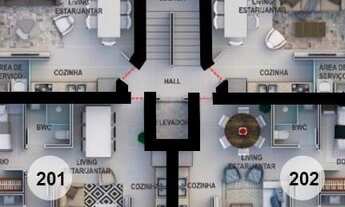 Imagem 5: Apartamento para Venda em Bombinhas, canto grande, 2 dormitórios, 2 suítes, 2 banheiros, 1