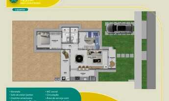 Imagem 5: Casa Condomínio à venda, 3 quartos, 1 suíte, 1 vaga, Serigy - Barra dos Coqueiros/SE