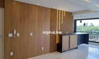 Imagem 4: Apartamento com 2 dormitórios para alugar, 90 m² por R$ 7.519,85/mês - Alphaville - Baruer