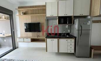 Imagem 5: Studio mobiliado na Vila Clementino: 1 quarto, 1 sala, 1 banheiro e varanda - Conforto e p