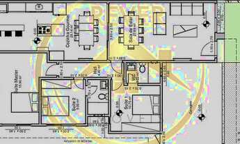 Imagem 2: Casa á venda em Paulínia-SP, no codomínio Club Portinari, casa térrea com 3 suítes, cozinh