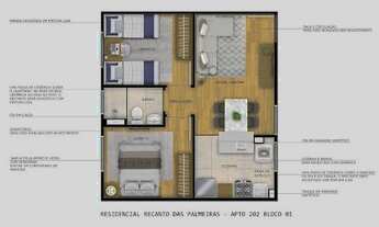 Imagem 7: Apartamento com 2 dormitórios à venda, 45 m² por R$ 169.990,00 - Messejana - Fortaleza/CE