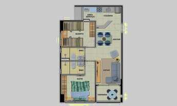 Imagem 5: EA- Parque Shopping, próximo ao Shopping Rio Mar, 1 e 2 quartos, no Pina, Moura Dubeux