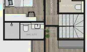 Imagem 2: Sobrado 3 Quartos sendo 1 Suíte com 2 vagas garagem, churrasqueira no Capão Raso