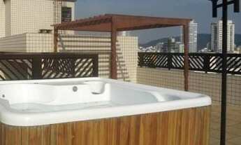 Imagem 6: Cobertura para venda possui 280 metros quadrados com 4 quartos em Aparecida - Santos - SP