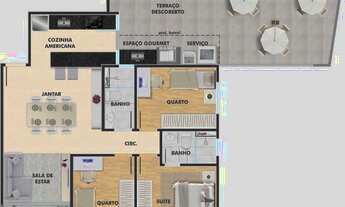 Imagem 5: BELO HORIZONTE - Apartamento Padrão - Tirol