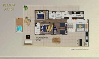 Imagem 5: Apartamento à venda, 3 quartos, 1 suíte, 2 vagas, Cruzeiro - Belo Horizonte/MG