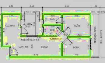 Imagem 2: Apartamento Garden com 2 dormitórios à venda, 55 m² por R$ 430.000,00 - Campestre - Santo