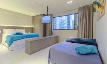 Imagem 3: Flat com 1 dormitório à venda, 42 m² por R$ 450.000,00 - Cabo Branco - João Pessoa/PB