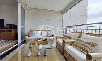 Imagem 4: Campo Belo Apartamento à venda Varanda Gourmet em andar alto com vista para o verde da áre