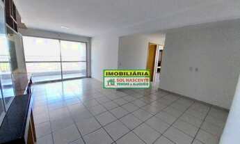 Imagem 6: Apartamento com 3 dormitórios para alugar, 92 m² por R$ 3.034,32/mês - Fátima - Fortaleza