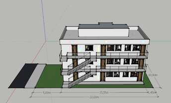 Imagem 4: Terreno plano com Projeto para 9 aptos