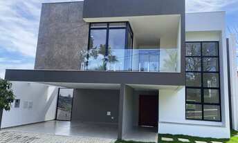 Imagem 2: Casa nova moderna para venda com 4 quartos no condomínio Fechado Residencial Alvim