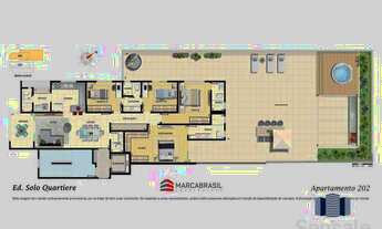 Imagem 7: Apartamento com 4 dormitórios à venda, 136 m² por R$ 1.330.000,00 - Cidade Nova - Belo Hor