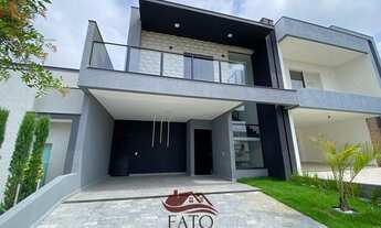 Imagem 2: Lindo sobrado novo com piscina no condomínio Terras de São Francisco