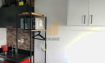 Imagem 2: Studio totalmente mobiliado, prédio com lazer, ótima localização