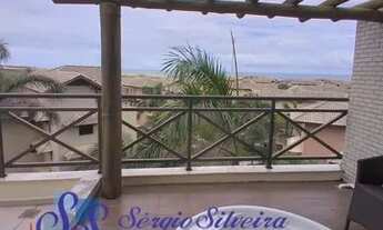 Imagem 6: Cobertura duplex mobiliada no Porto das Dunas com 3 suítes