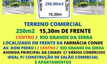 Imagem 3: 20% Entrada Financia Caixa Lote 250m2 Comercial 15,30m ou 16,65m frente Rio Gde da Serra