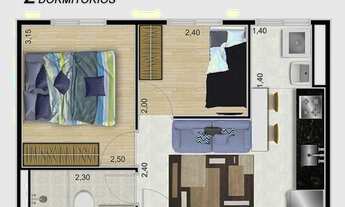 Imagem 2: *** Apartamentos de 2 dormitórios obras aceleradas, use seu FGTS, R$169.000 sem vaga de g