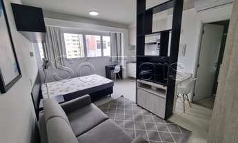 Imagem 2: Flat Atrium 24m² 1 dormitório 1 vaga para locação, mobiliado com 1x dormitório. Sem burocr