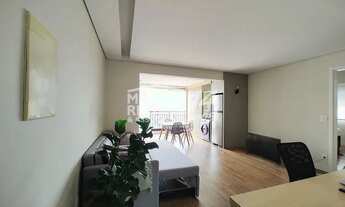 Imagem 3: Apartamento 1 Suite, cozinha integrada com sala, sacada, ar condicionado, 1 Vaga, 51.62m²