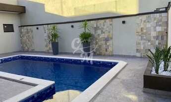 Imagem 5: Casa moderna, com pé direito alto e conceito aberto