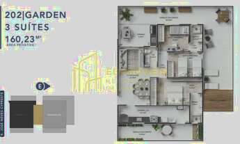 Imagem 4: Sensacional Apartamento Garden em Jardim da Penha - Espaço e Segurança em Condomínio